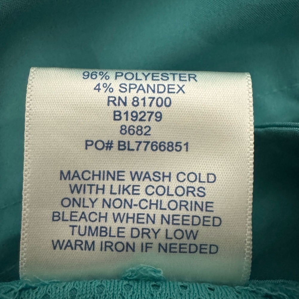 Blair Womens Seafoam Green Track Vest and Capris Set Size Large - Picture 10 of 11